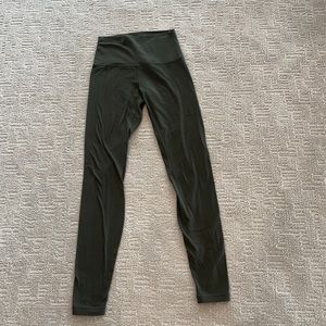 Lululemon Army Green Align Leggings